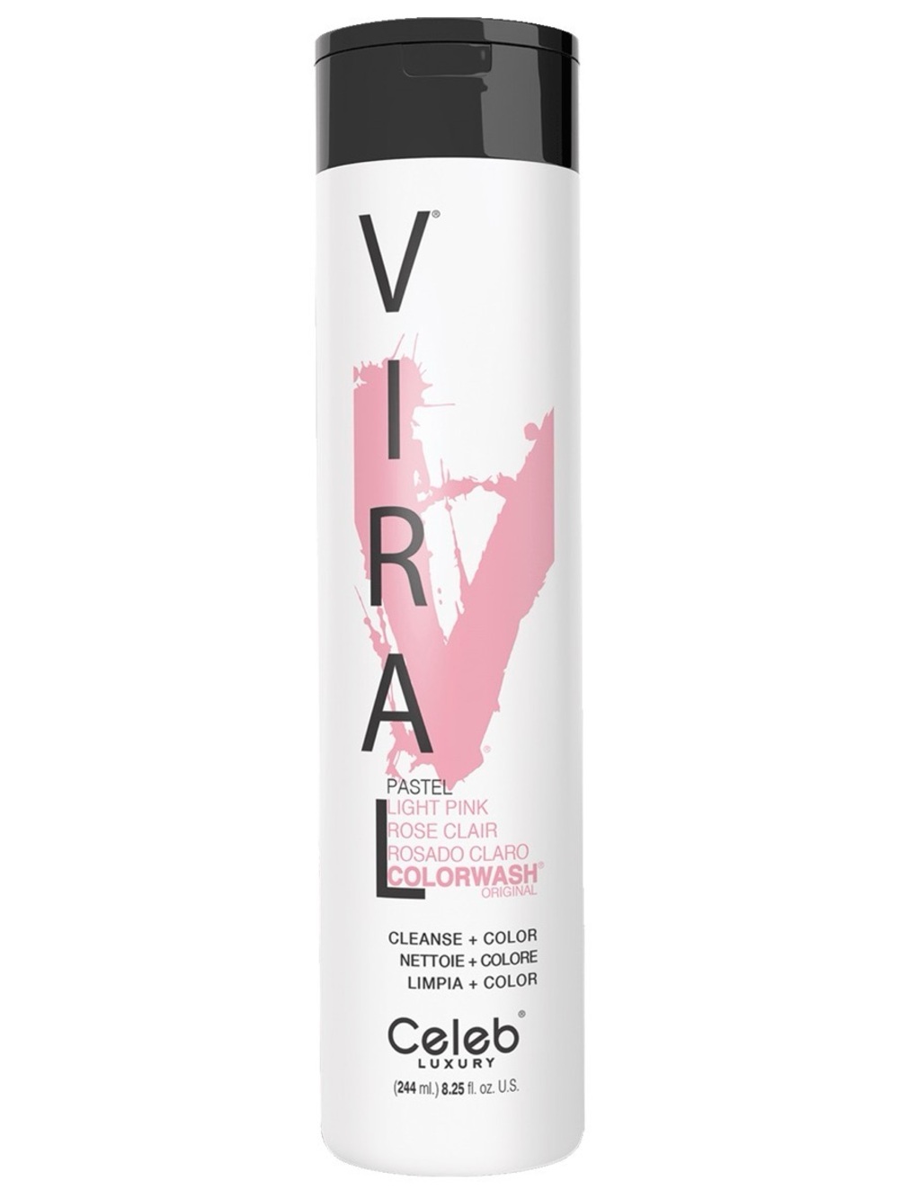 VIRAL Pastel Light Pink Colorwash - Gentle Pink Tint new 8.25 oz bottle